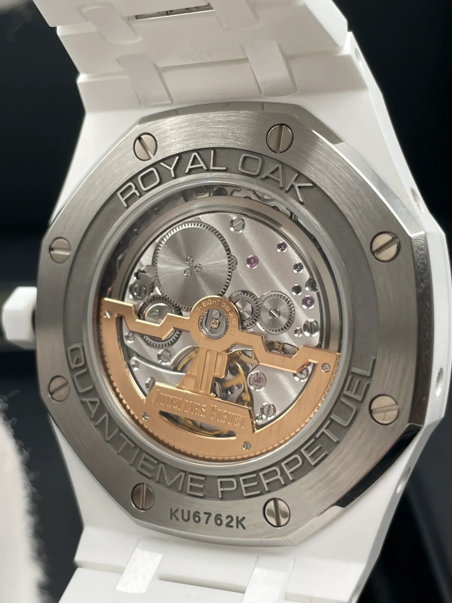 AP PERPATUAL CALANDER WHITE CERAMIC HIGH CLASS SWISS GRADE BACK.webp