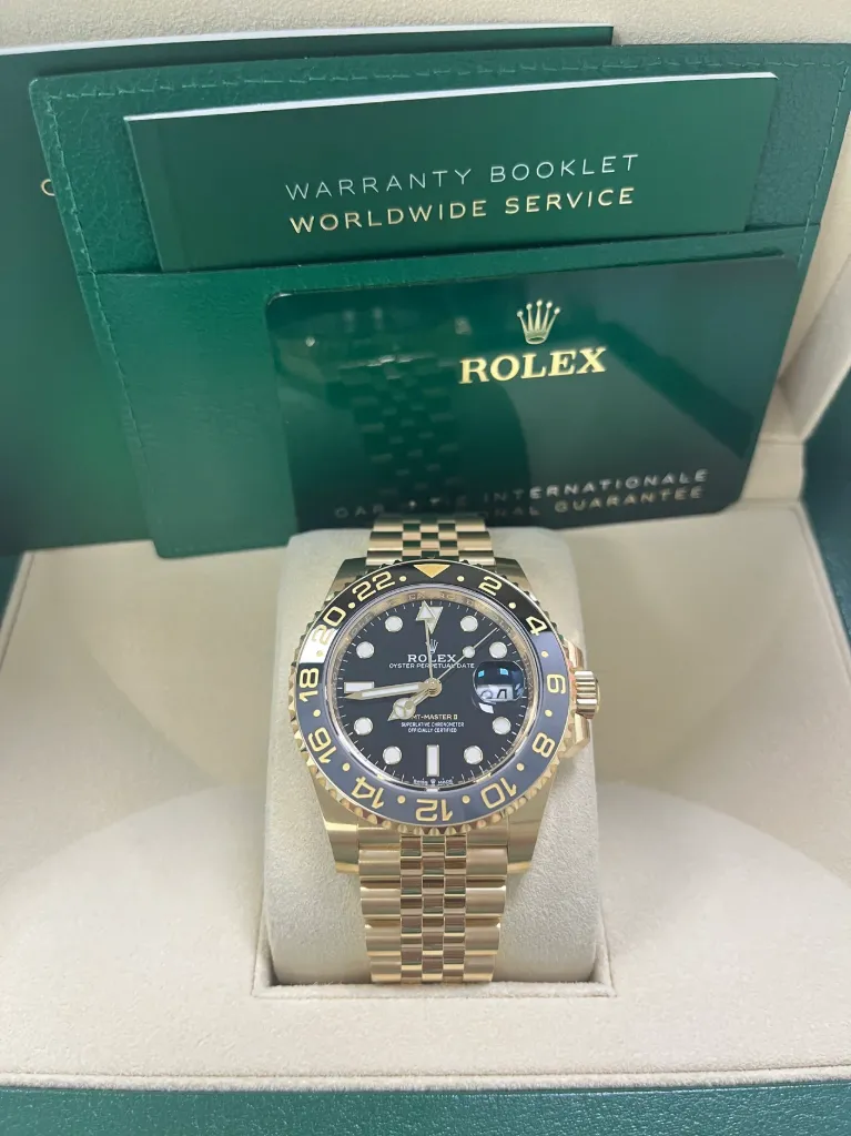 ROLEX GMT MASTER 2 || YZ GRADE || YELLOW GOLD
