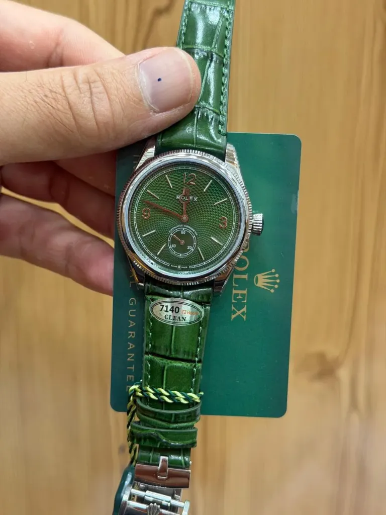 ROLEX || 1908 || LEATHER STRAP